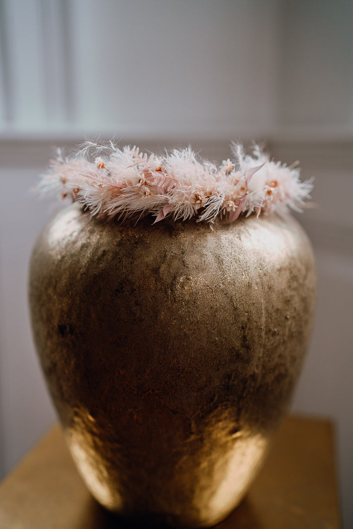 Small Flower Crown | Dusty Rosé & Blush